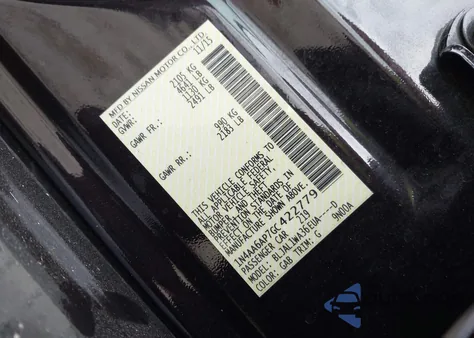 2016 Nissan Maxima 3.5S/Sv/Sl/Sr/Plat z USA, uszkodzony, nr VIN 1N4AA6AP7GC422779